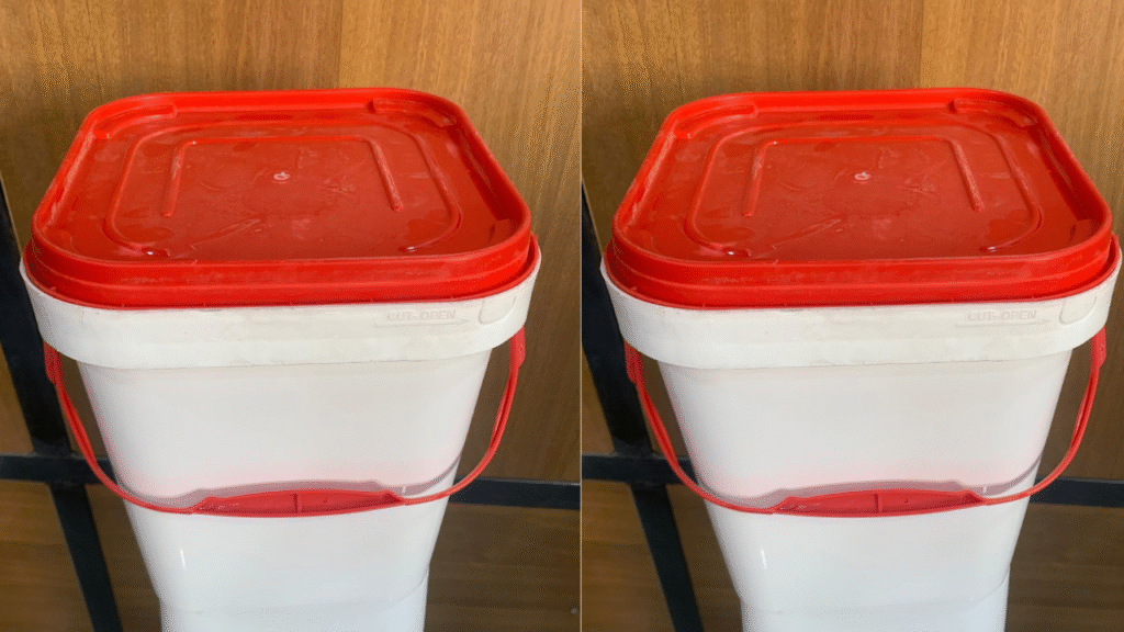High-quality square plastic bucket