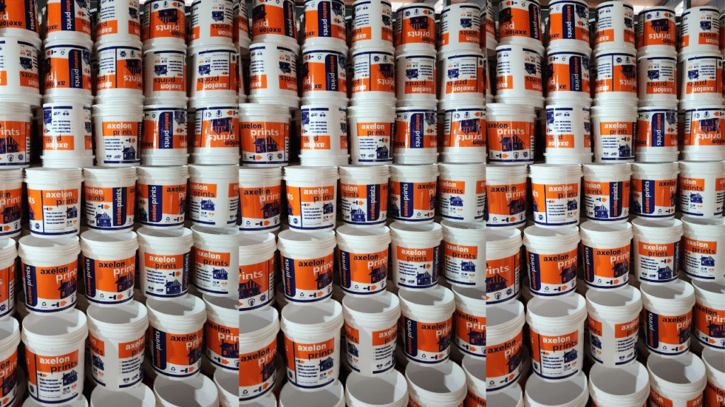 printed plastic buckets